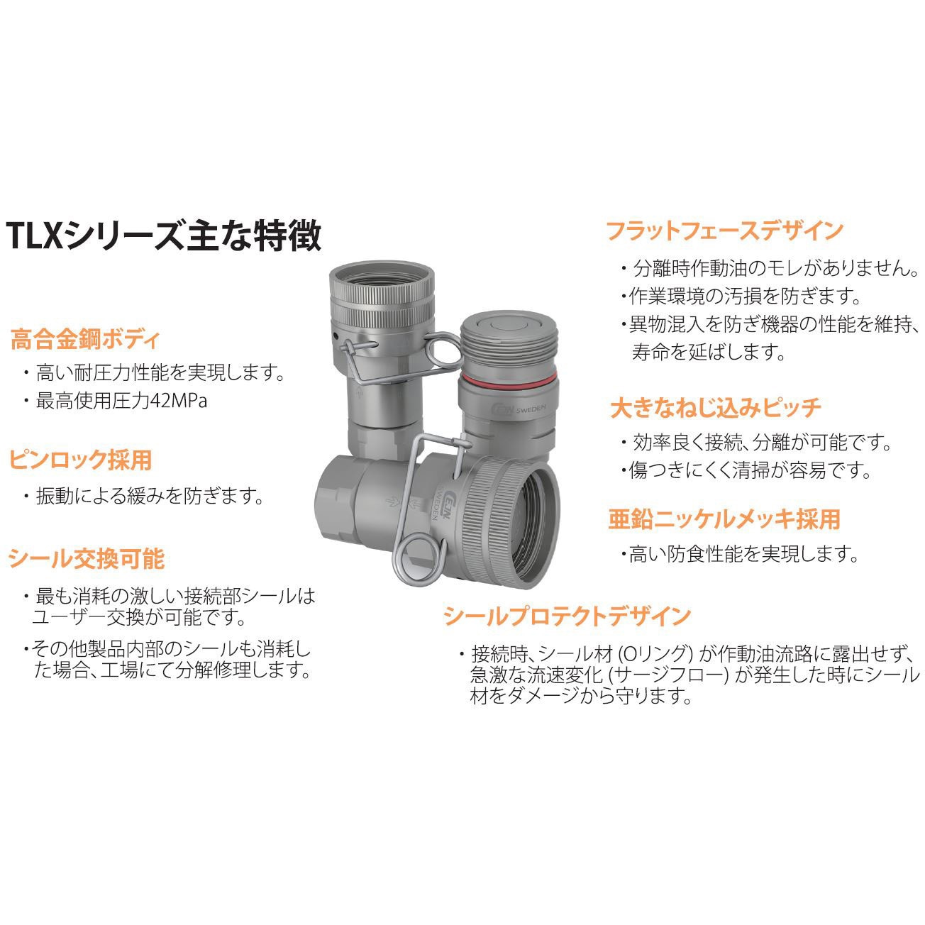 カリン 10-907-1605 ”シリーズ907”(おねじ取付用カップリング) 1個 CEJN