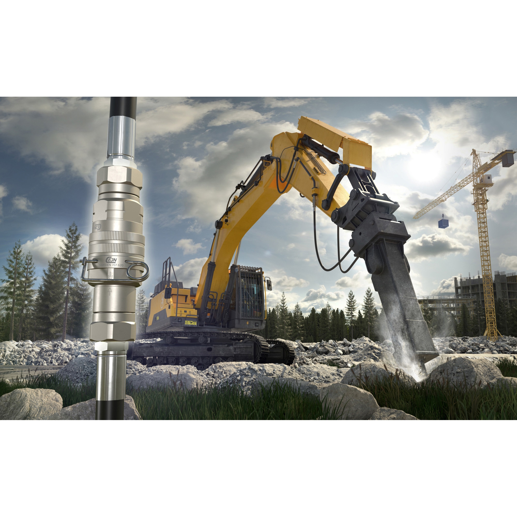 10-807-1234 ”シリーズ807”(おねじ取付用カップリング) 1個 CEJN