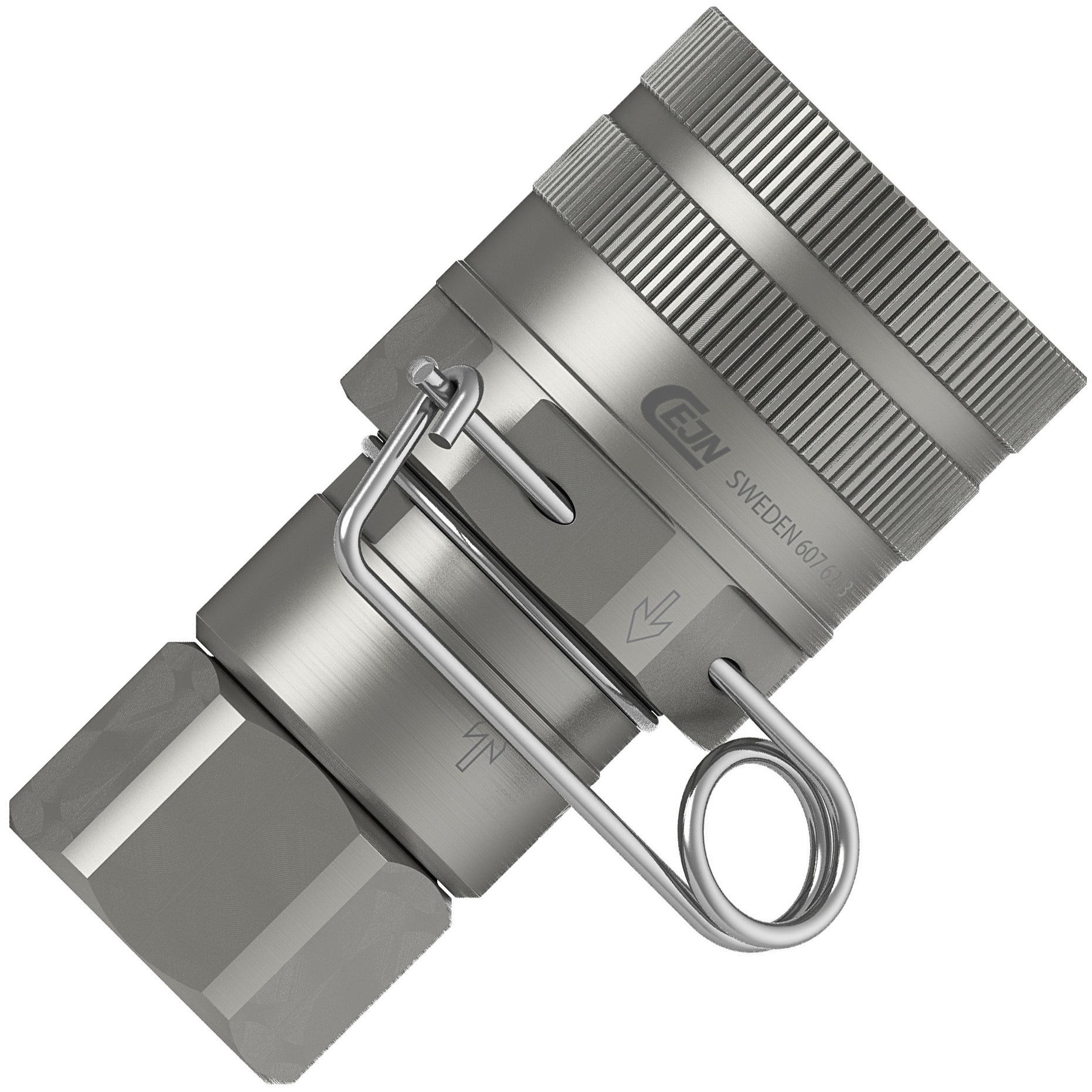 10-607-6601 シリーズ607 ニップル用ダストキャップ UN 1 1/16-12 (3/4 SAE) メネジ CEJN(セイン) ハーネス付き仕様