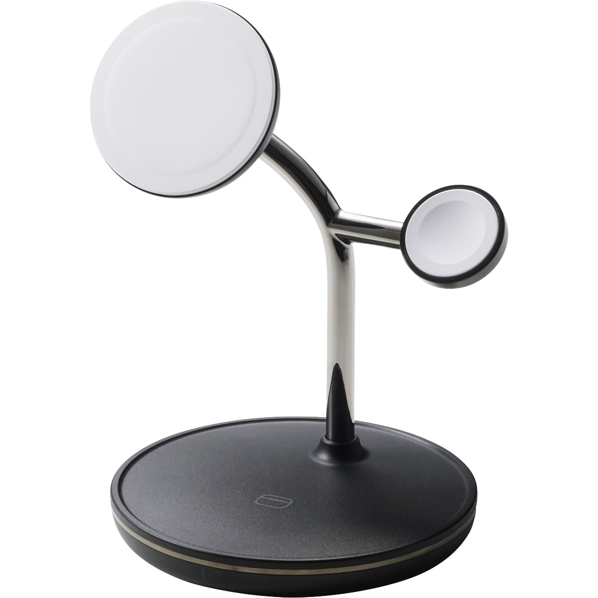 EC-MS07BK ワイヤレス充電器 15W出力 マグネット式 充電スタンド 3in1 【MagSafe対応 iPhone/AirPods/Apple Watch】 1個 エレコム 【通販モノタロウ】