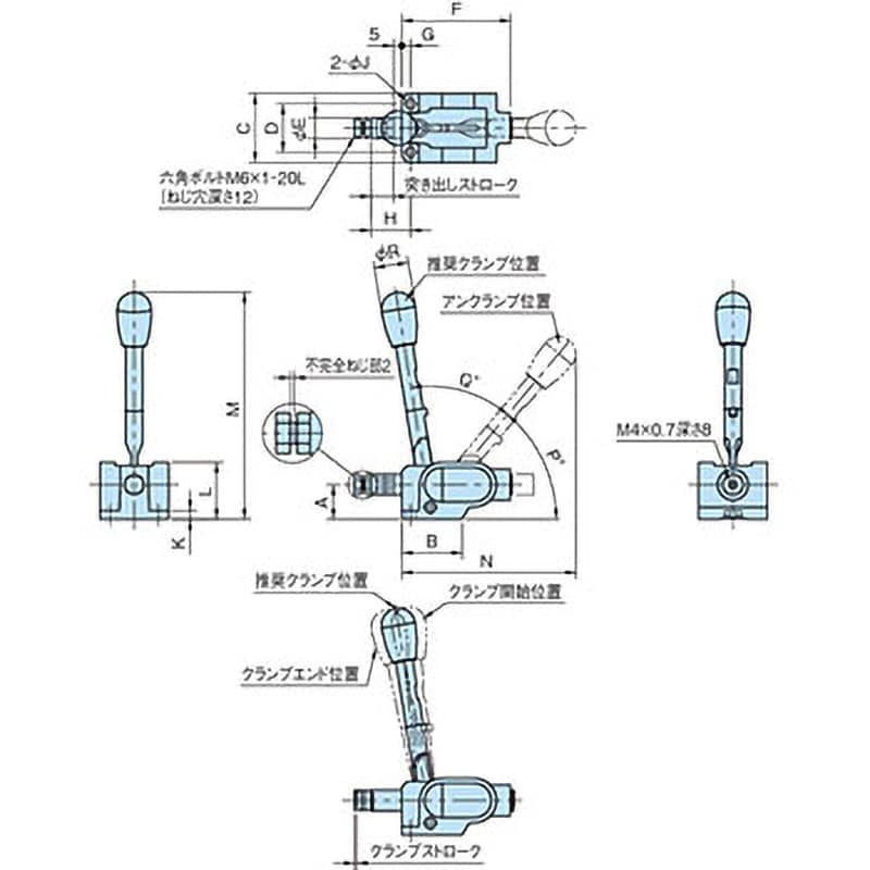 お取り寄せ】イマオ/スナップクランプ(ストレートタイプ)/QLSNS28-12-