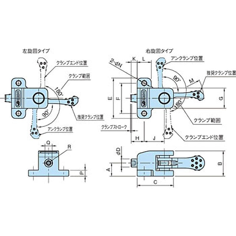 ポイント2倍】イマオコーポレーション IMAO QLCP080R カムプッシュ