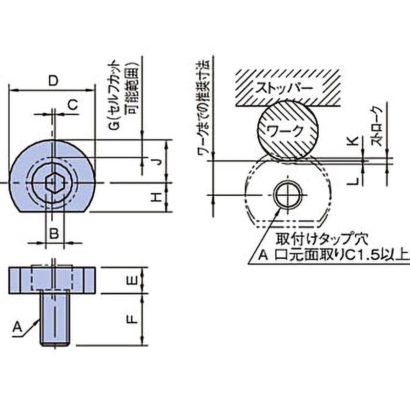 MBFCS16 MBFCS フィックスチャークランプ(セルフカット) 1個 イマオコーポレーション 【通販モノタロウ】