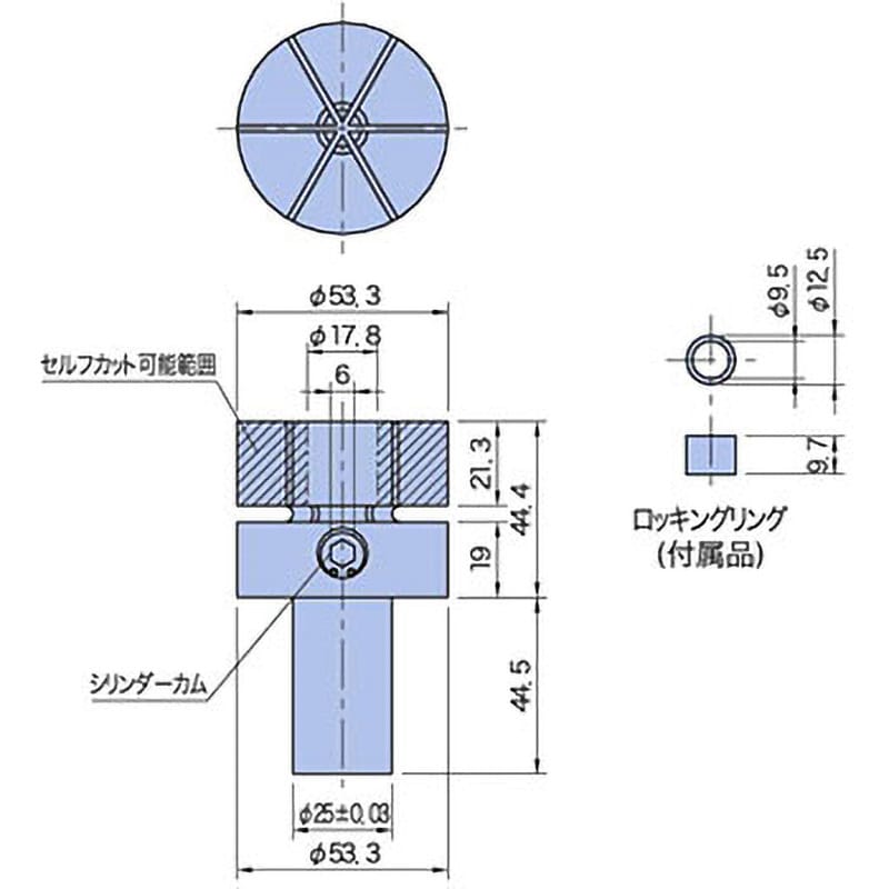 MBSID-L MBSID サイドロック IDクランプ 1個 イマオコーポレーション