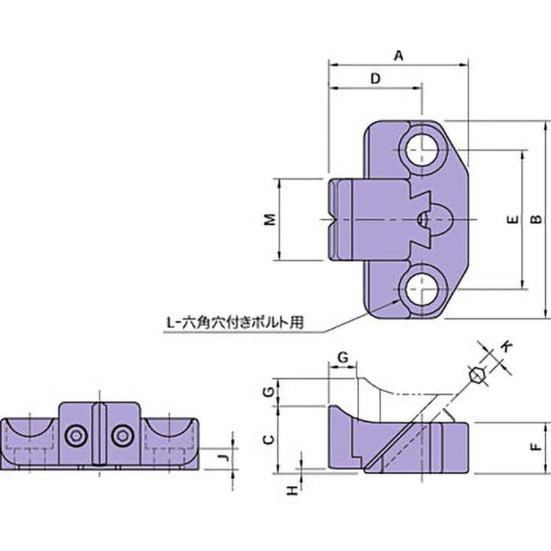 CP105-16130 CP105 サイドクランプ 1個 イマオコーポレーション 【通販