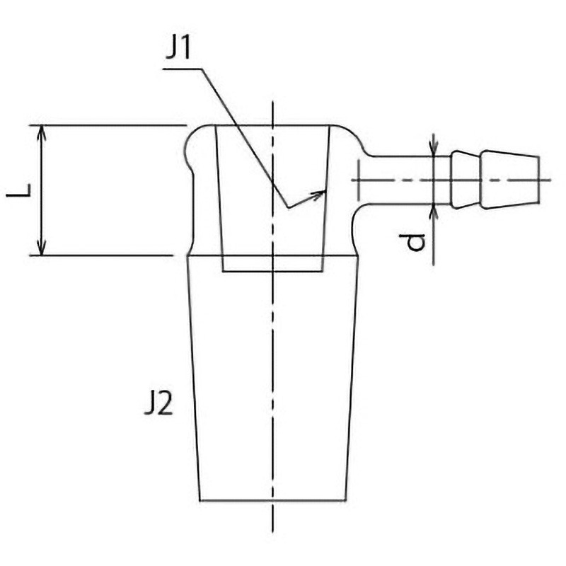 2320-1L3L 短型減圧用縮小アダプター 2320シリーズ 1個 旭製作所 【通販モノタロウ】