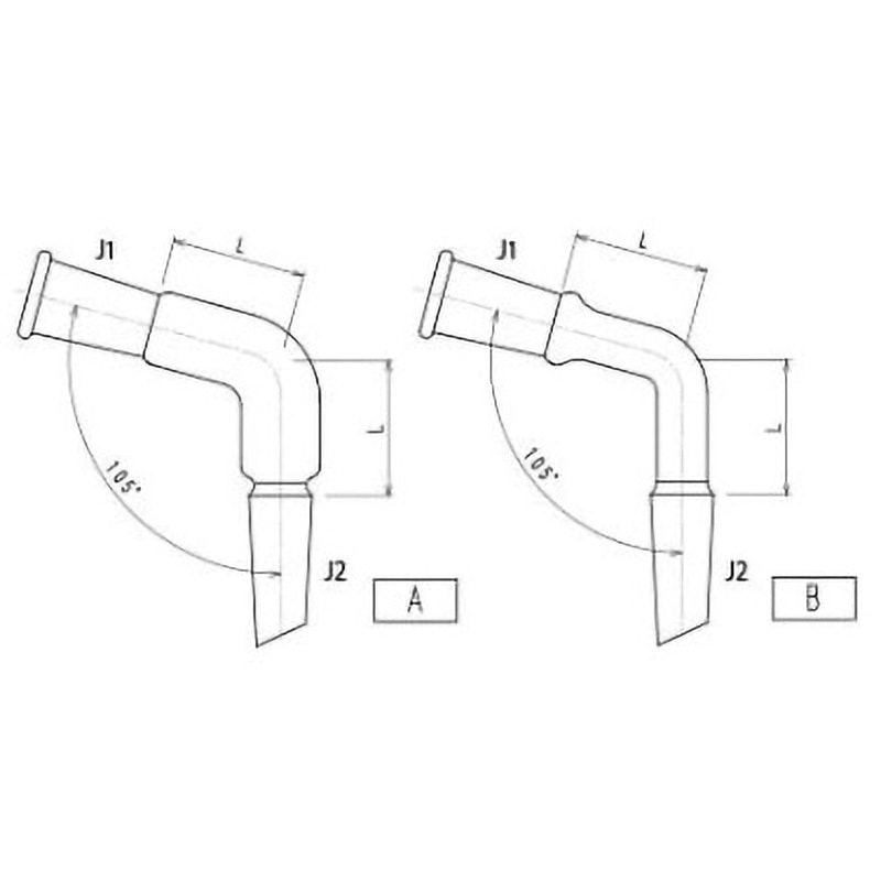 2330-1L 105°アダプター 2330シリーズ 旭製作所 タイプA
