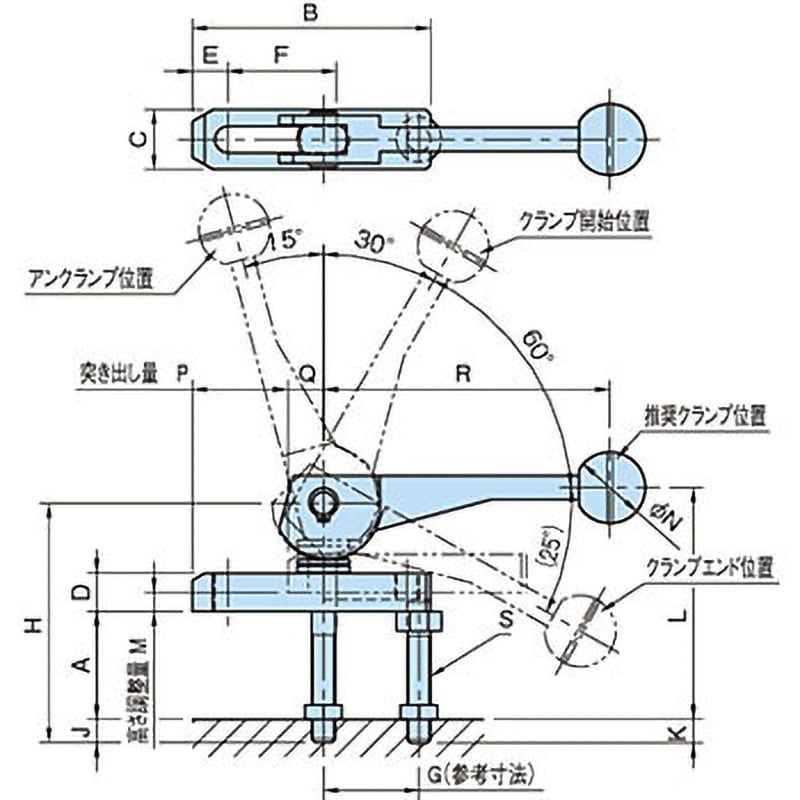 BJ153-10001C3 BJ153-C カムレバーセット 1個 イマオコーポレーション