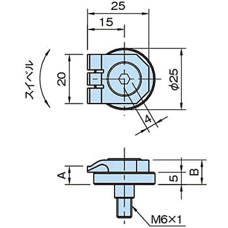 KPHS25130 KPHS スイベルストッパー 1個 イマオコーポレーション 【通販モノタロウ】