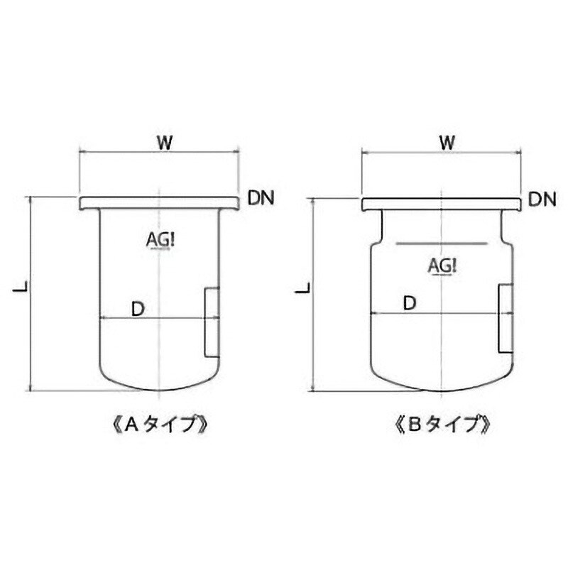 旭製作所 セパラ反応容器攪拌バッフル付 3026シリーズ-