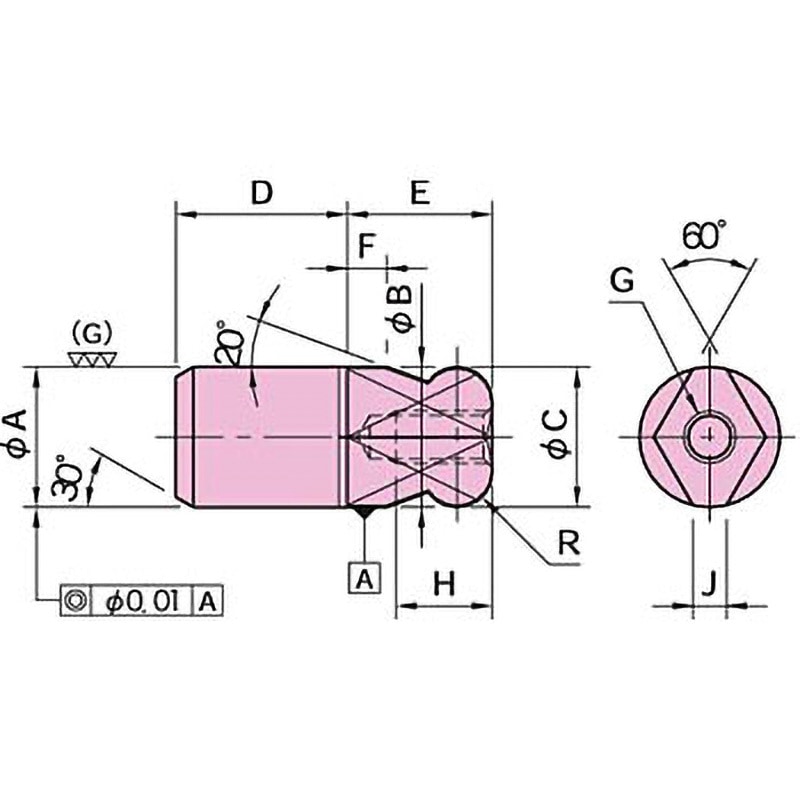 BJ792-12001 BJ792 ダイヤピン 1個 イマオコーポレーション 【通販モノタロウ】