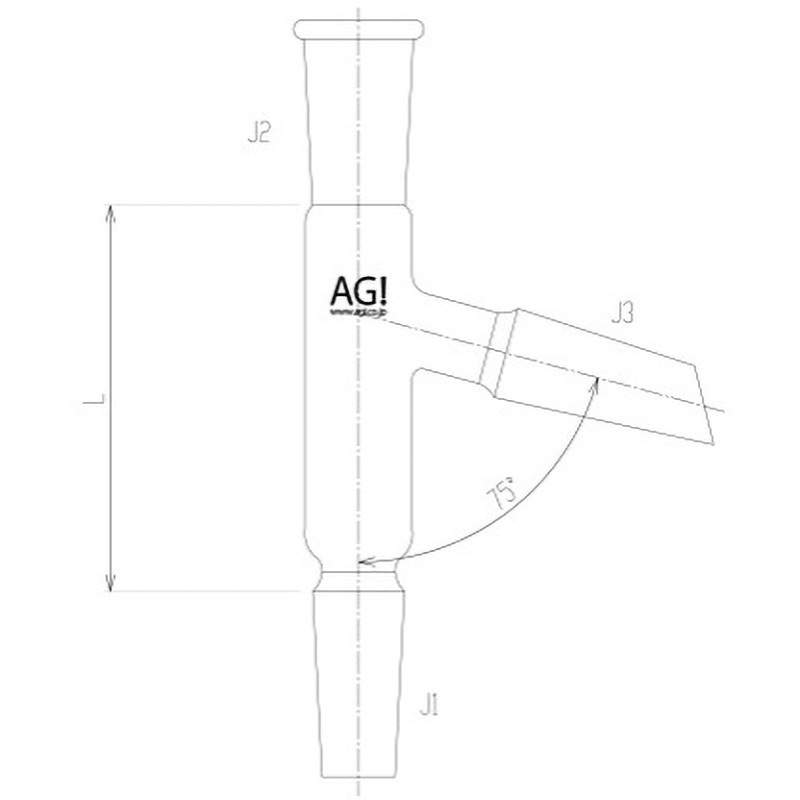 2550-3L ト字形連結管 2550シリーズ 1個 旭製作所 【通販モノタロウ】