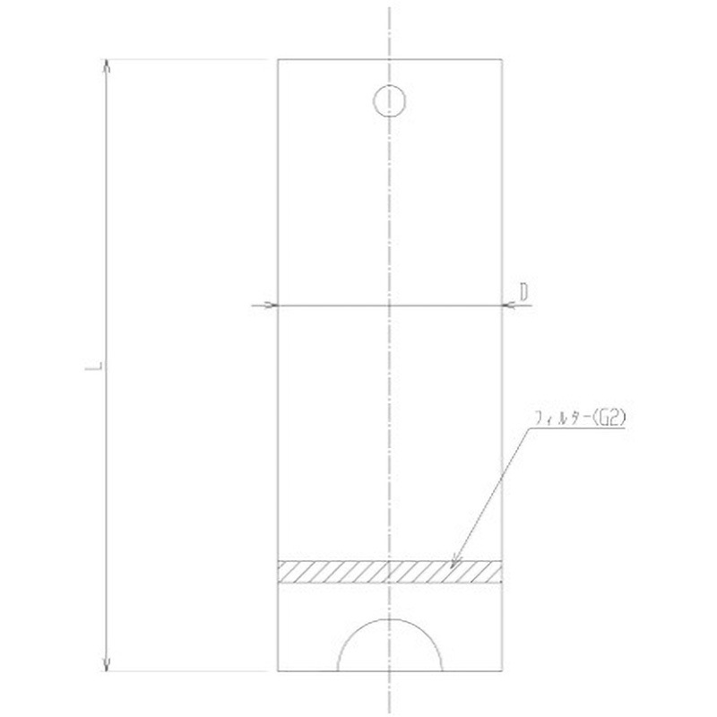 4030-50 抽出器用円筒ガラス濾過器 4030シリーズ 旭製作所 容量50mL