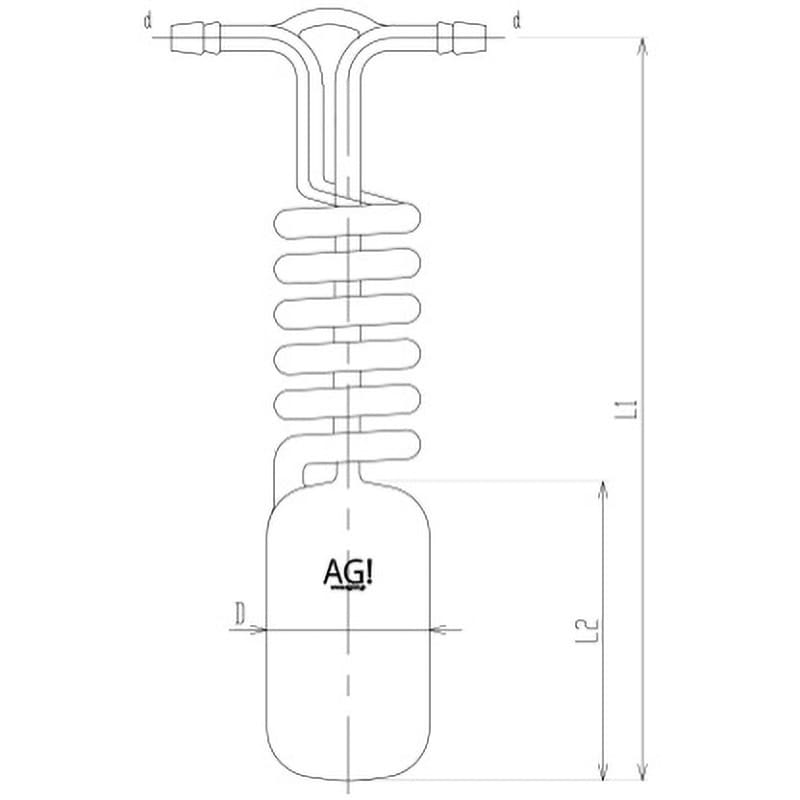 凝縮トラップ 4160シリーズ 100mL