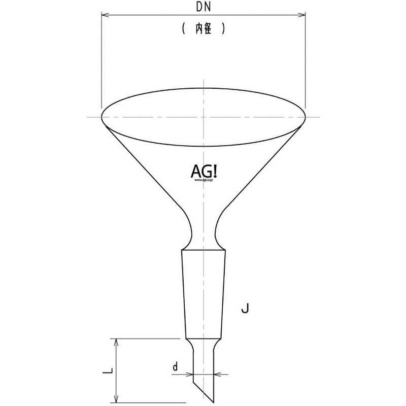 3772-75-1L 摺付ロート Φ60～90 3772シリーズ 旭製作所 円錐形