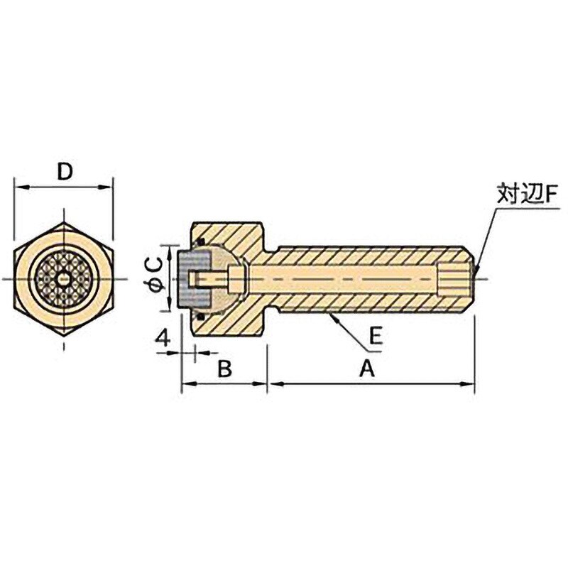 BUH-12020-F BUH ボールユニット(ボルトタイプ) 1個 イマオ