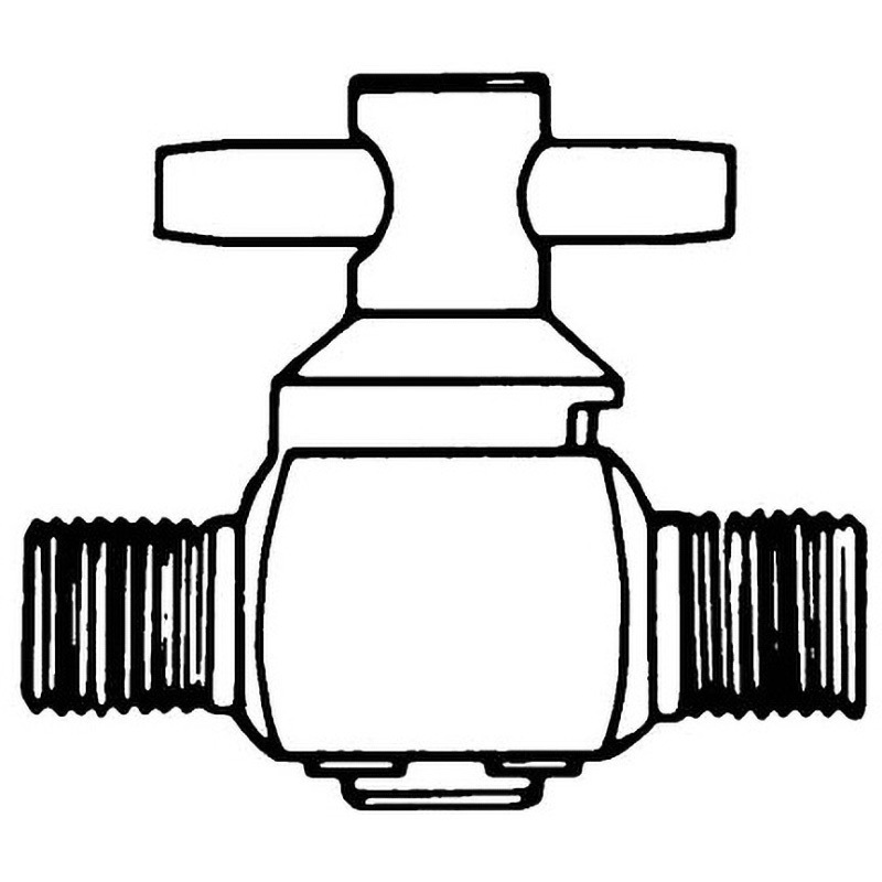 XX2604702 2-way valve 1/4×1/4in. NPTM 1/Pk 1ST Merck(メルクミリポア) バルブ