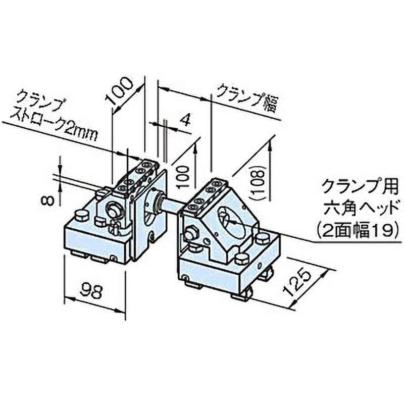 SCS3AX-14CS SCS5AX・3AX クランピングユニット 5AX・3AX イマオコーポレーション T溝幅14用