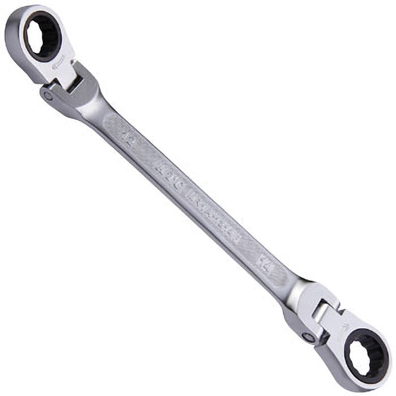 MR1A-1214F ラチェットめがねレンチ(両頭首振タイプ) KTC 首振りあり