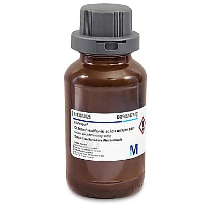 1.18307.0025 1-オクタンスルホン酸ナトリウム イオンペアクロマトグラフィー用 リクロピュア 118307 25G 1個 Merck(メルクミリポア) 【通販モノタロウ】 44,988円