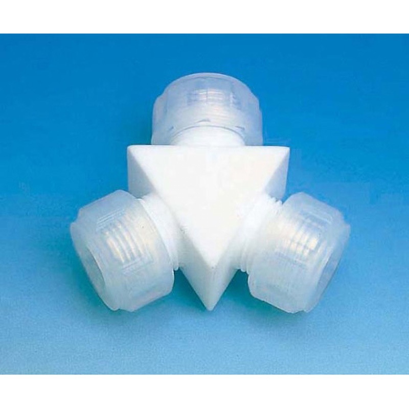 F-2058-03 PTFE接続ジョイントY型 F-2058シリーズ フロン工業 種別10Φ  1個