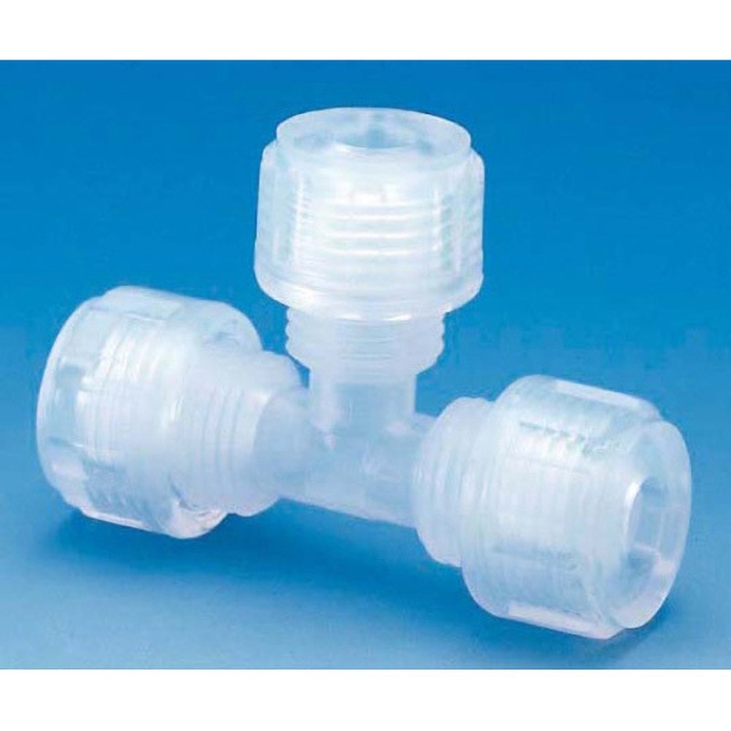 F-2202-01 PFAユニオン・ティ F-2202シリーズ フロン工業 種別PFAユニオン・ティ TFU-6P  1個