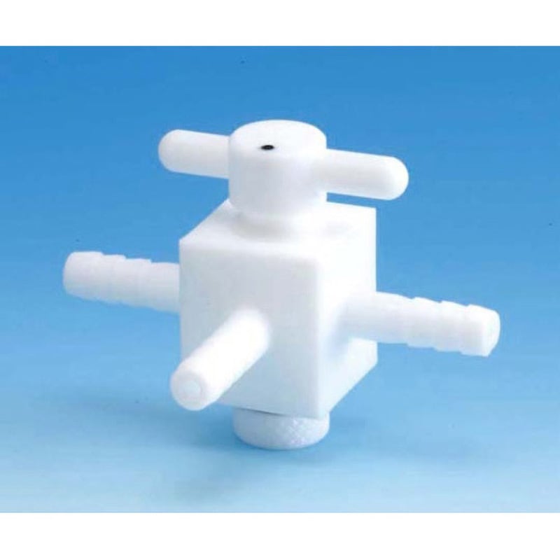 F-2223-04 PTFE 竹の子型バルブ F-222□シリーズ フロン工業 寸法Φ12mm