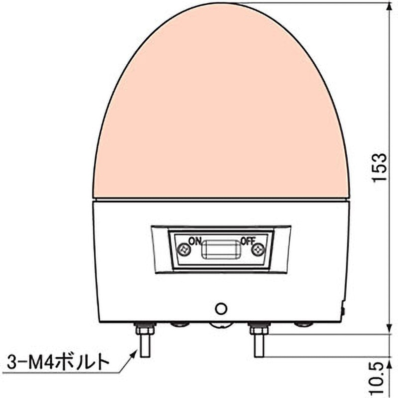 VL11B-003AR ニコカプセル 日恵製作所 光源LED DC3V 弾頭形 発光色:赤
