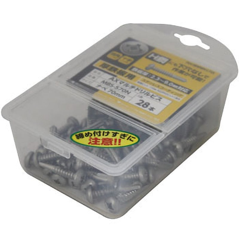 MBS-419N AXマルチドリルビス 鉄板用 ナベ(ステンレスコーティング