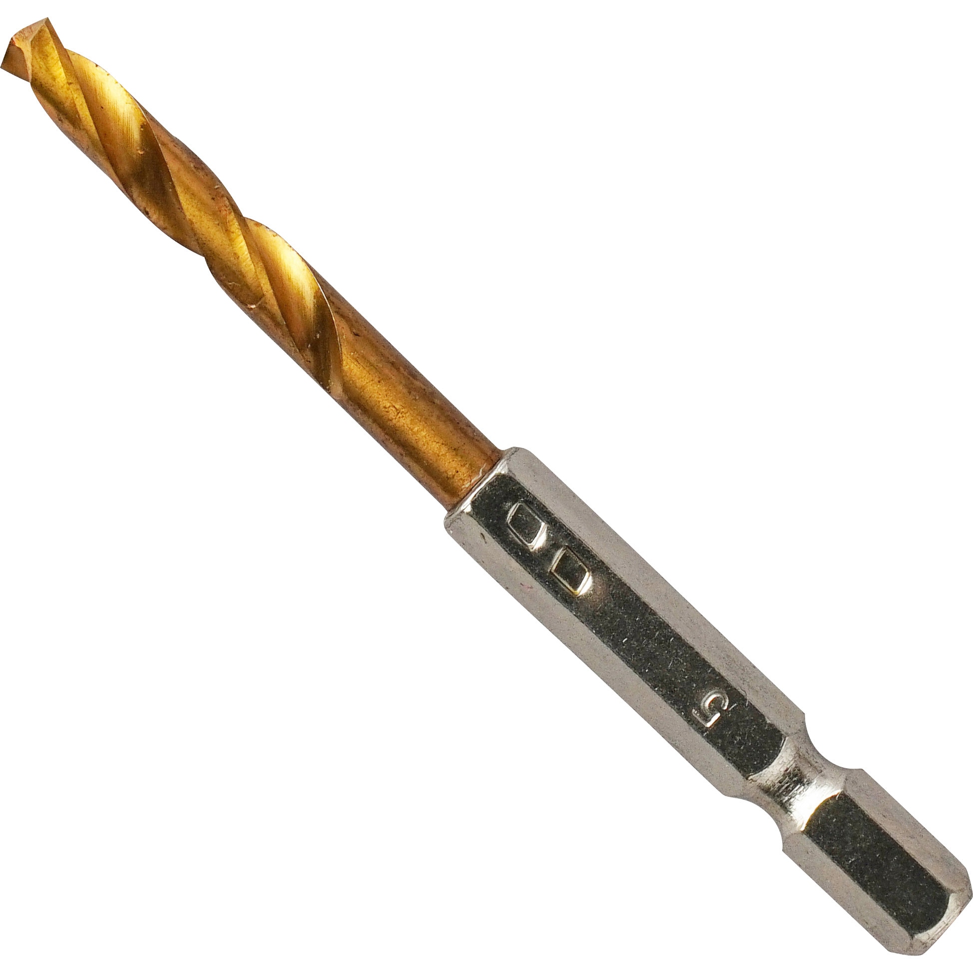 TTD-5.0 6角軸ショートチタンドリル trad 鉄工・木工用 刃径5mm