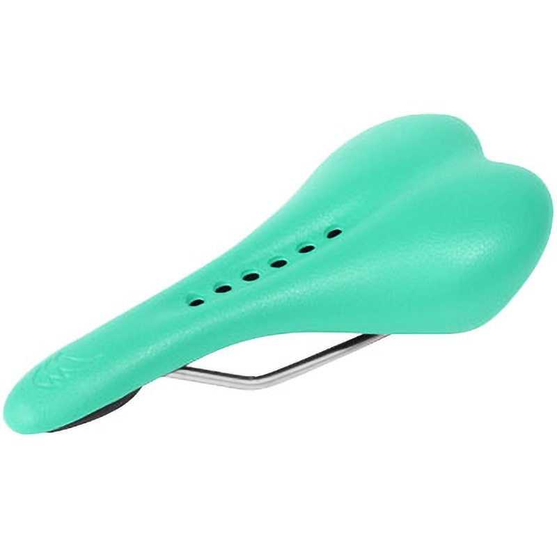 CL-1720 EVAレーサーサドル ノーブランド ライムグリーン色 幅132mm長