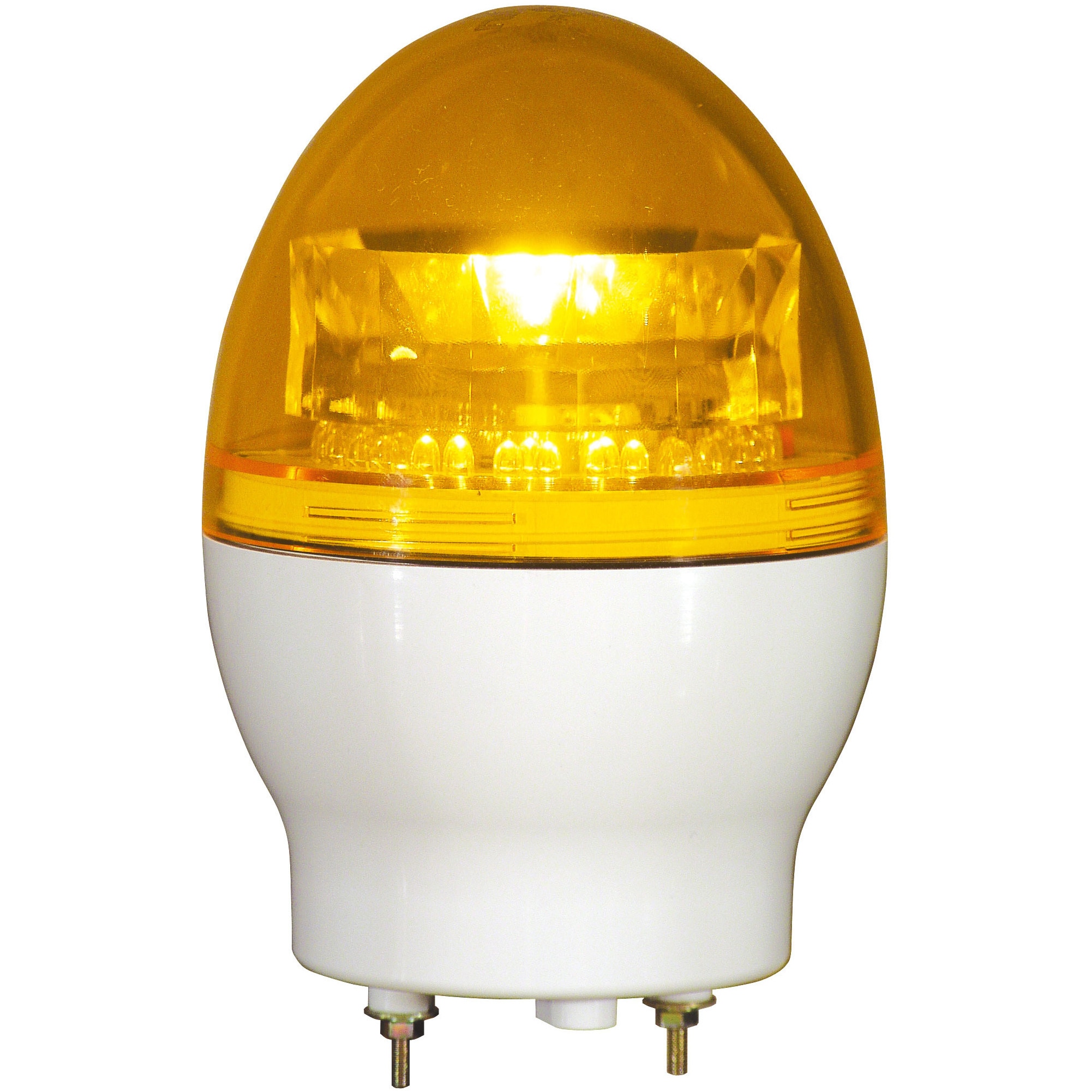 VL11F-D24NY LED回転灯Φ118/ニコフラッシュ 日恵製作所 黄色 DC24V