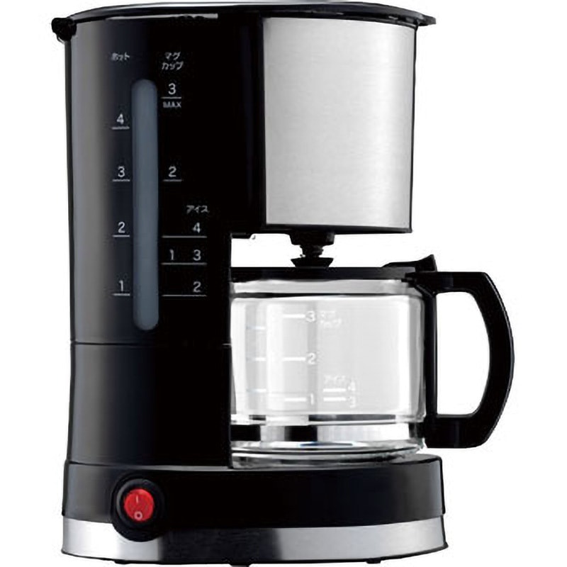 SCM-401 crossline ドリップ式コーヒーメーカー siroca ブラック色