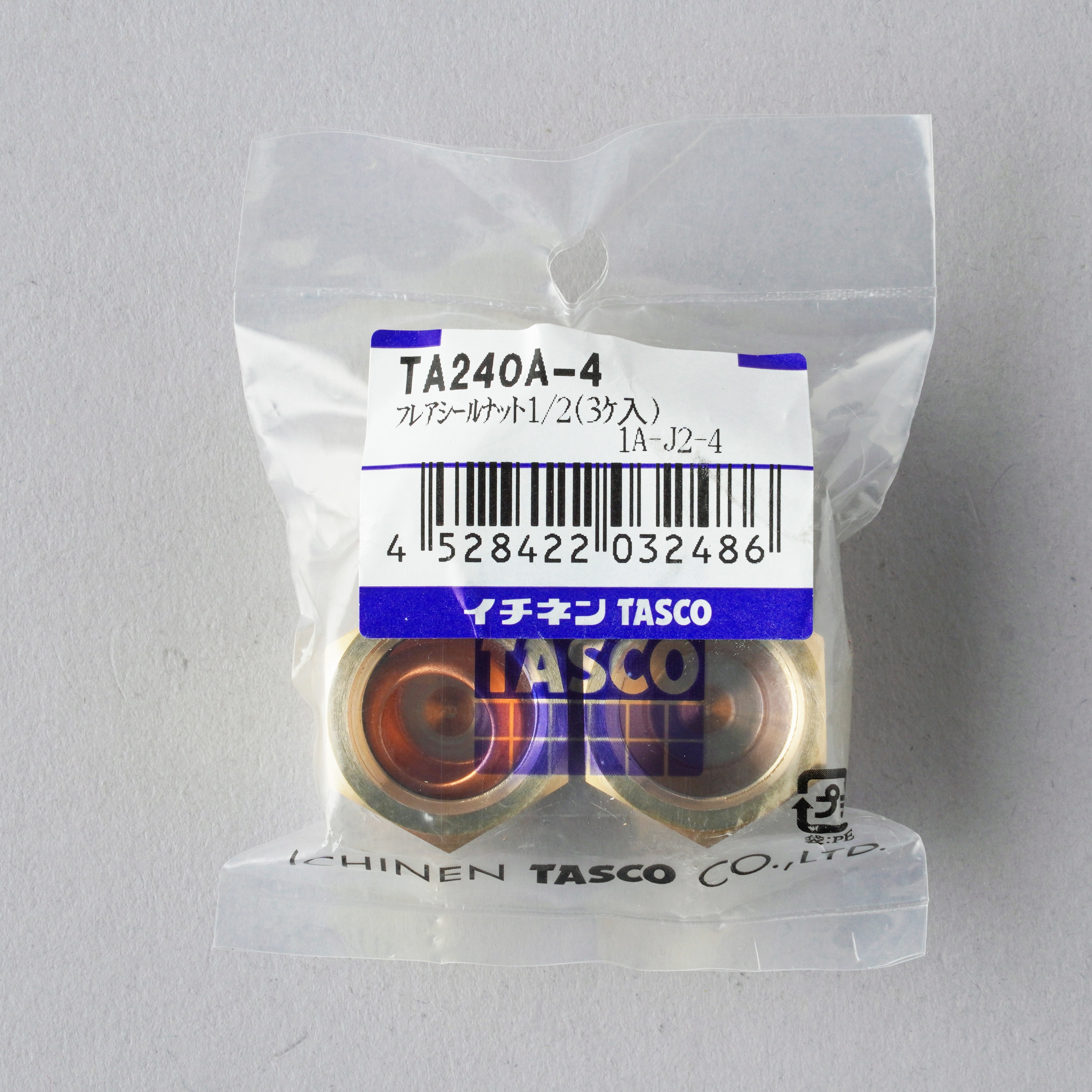 イチネンTASCO TA240EK 異径フレアナット 3／4FX15.88×6 イチネンTASCO TA240EK 異径フレアナット 3／4FX15.88×6