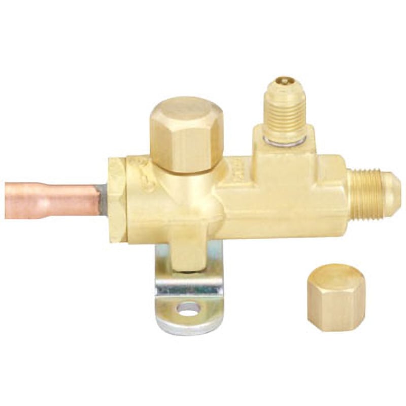 TA281HB-6 R410A/R32サービスポート付ボールバルブ 3/4” 1個 イチネンTASCO 【通販モノタロウ】