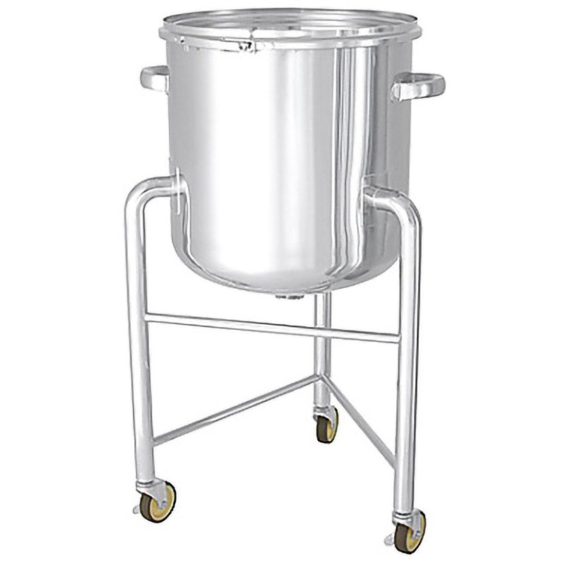 DT-CTL-L-77 Bガタシリコンパッキンツキ 鏡板型ステンレス密閉タンク バンド 脚付 B型シリコンパッキン付 DT-CTL-Lシリーズ MONOVATE(旧:日東金属工業) 300L