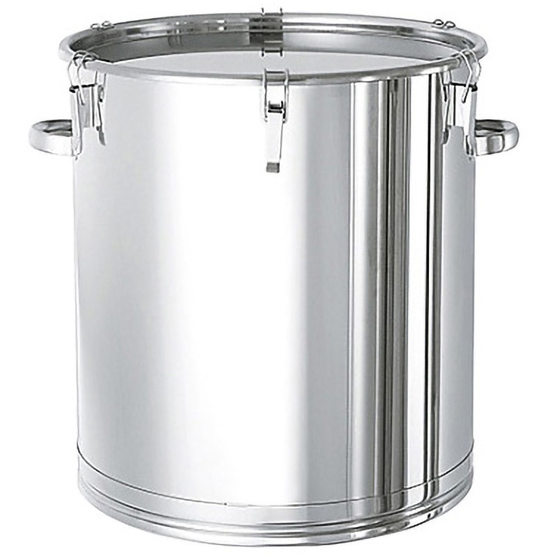 CTH-100 テツキ・Bガタシリコンパッキンツキ 密閉式ステンレスタンク クリップ B型シリコンパッキン付 CTHシリーズ MONOVATE(旧:日東金属工業) 750L Φ1000mm高さ1035mm