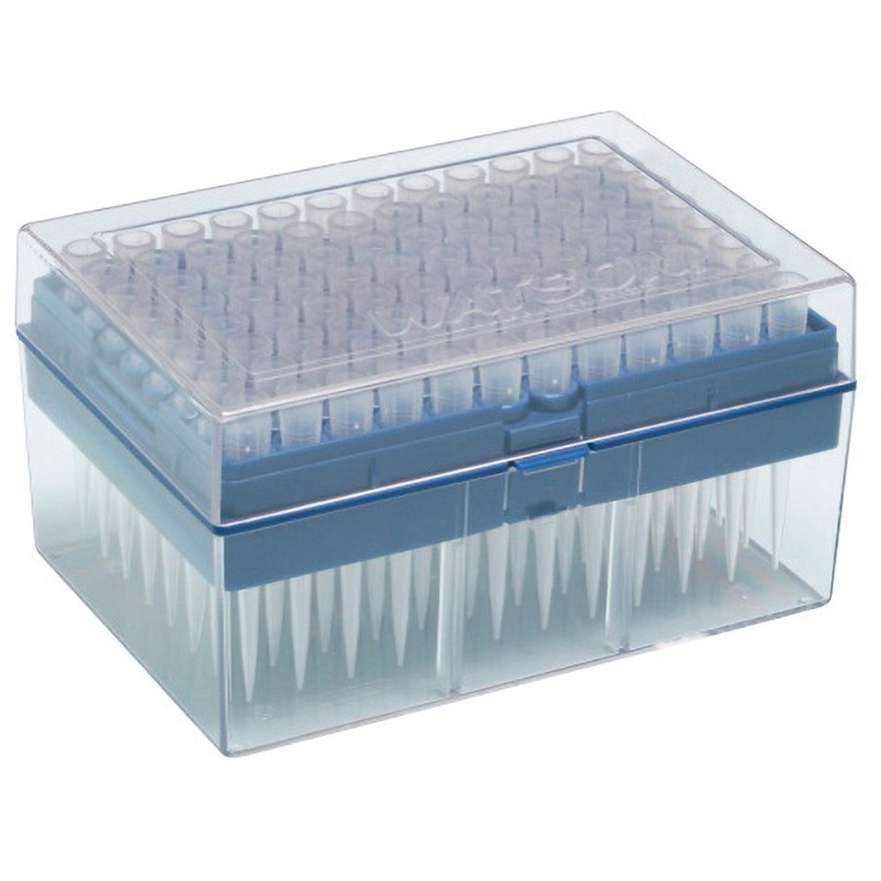 120-703CS 200μL チップ WATSON クリア システムラック 滅菌  1箱(10ラック×96本) 120-703CS