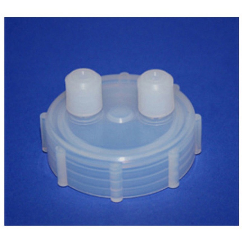 600-053-28 ジャー捻蓋 液体移送用蓋 600シリーズ サビレックス 種別53mm 1/4”ポート付き  1個 600-053-28
