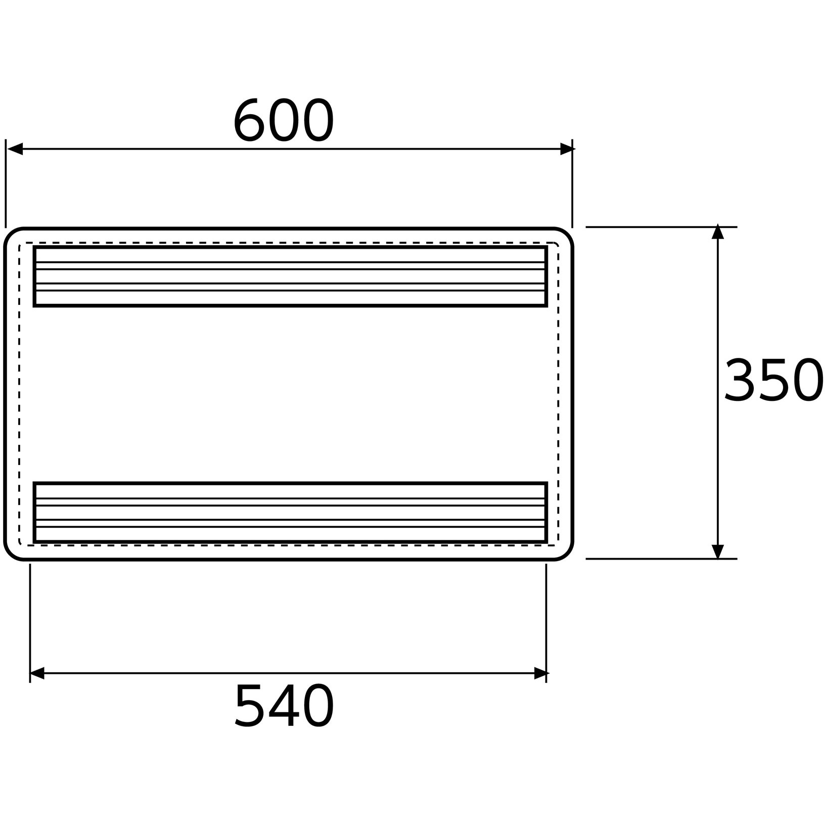 道路326-A(AL) 【オーダー】道路標識(構内用) 反射タイプ アルミ製