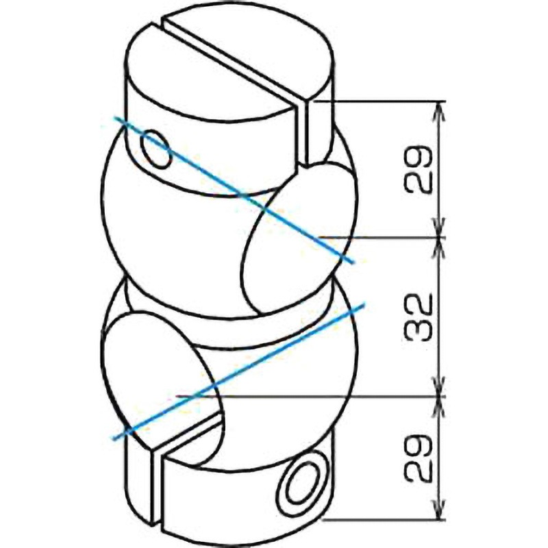 PR100 PR100 三好キカイ(旧:三好パイジョン) 左締め Φ45×90サイズ 5,518円