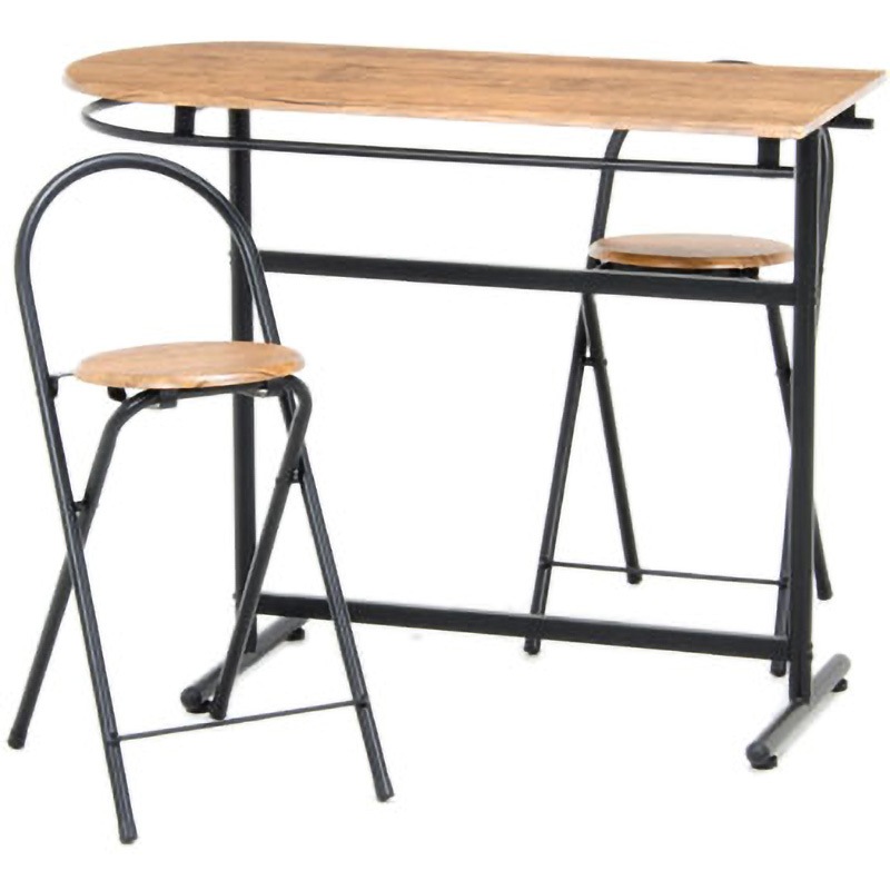 13899 カウンターテーブル&チェアー 3点セット 不二貿易 高さ865mm間口