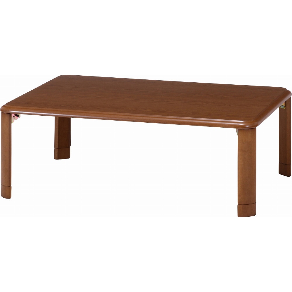 10037 軽量継脚折り畳み座卓 不二貿易 高さ330～380mm幅1050mm奥行