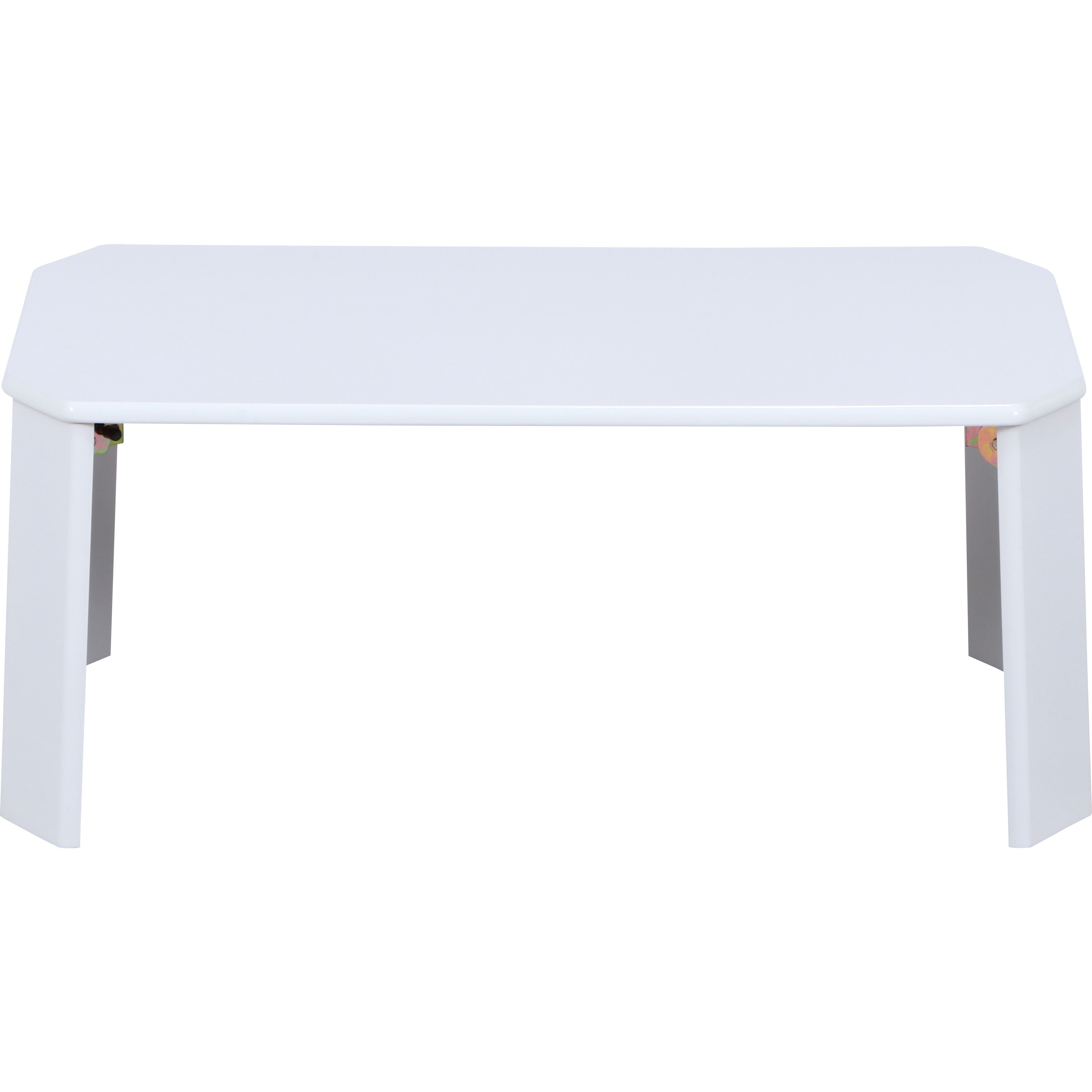 12845 UVローテーブル ルーチェ 不二貿易 ホワイト色 高さ320mm幅750mm