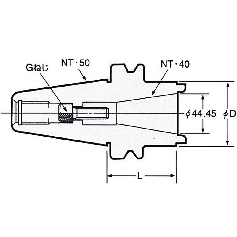 BT50-MTA4-75 　 NTツール　　メーカー不明　　刃径34ｍｍ　　溝長165ｍｍ　　モールステーパーホルダー　　248  BT50-MTA4-75 モールステーパスリーブA型(タング式) 1個 日研工作所