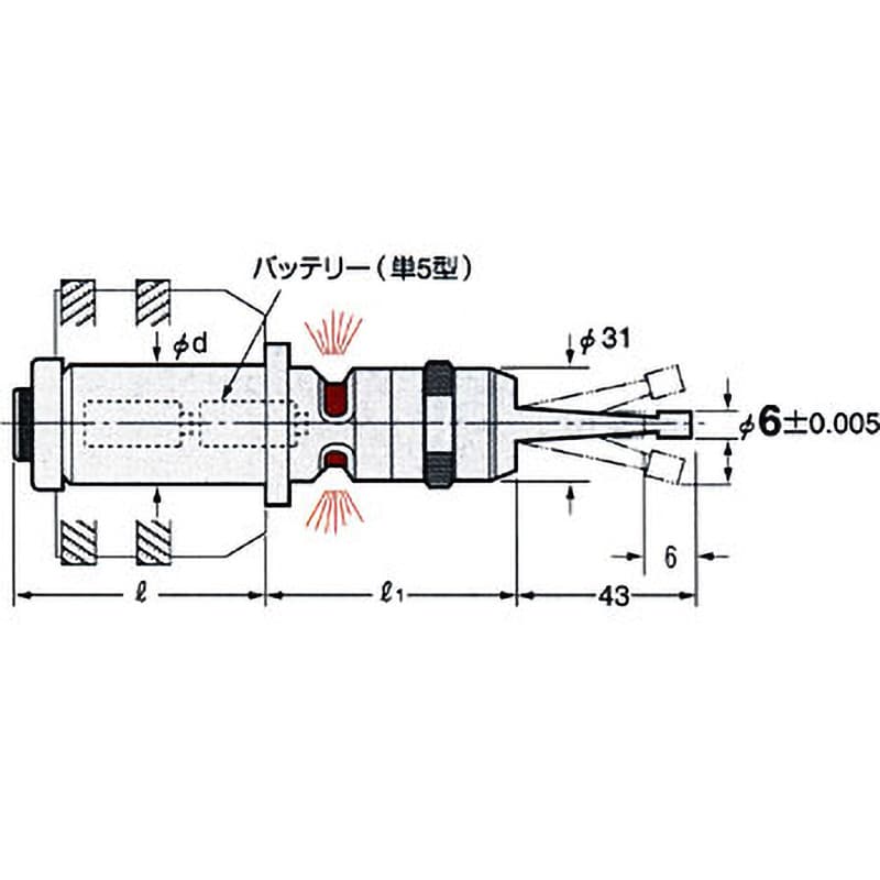 S20-UMT ストレートシャンクマイクロタッチUMT 1個 日研工作所 【通販モノタロウ】