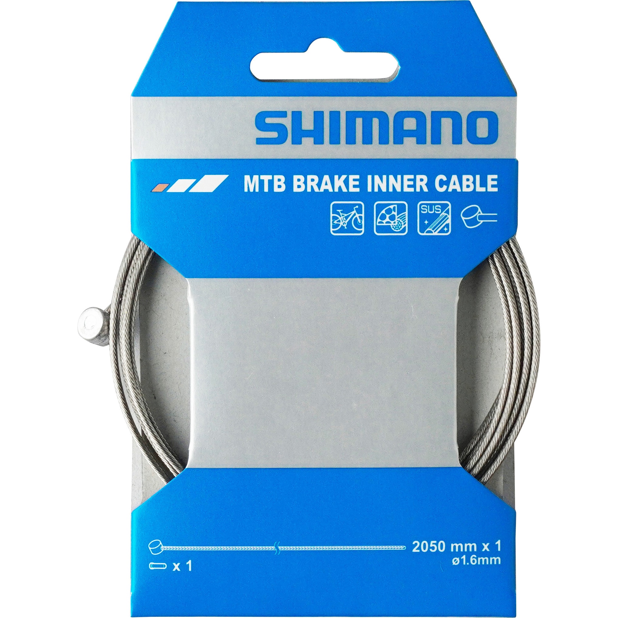 シマノ SUSロードブレーキインナーケーブル 1.6×2050mm 1本 2351SH