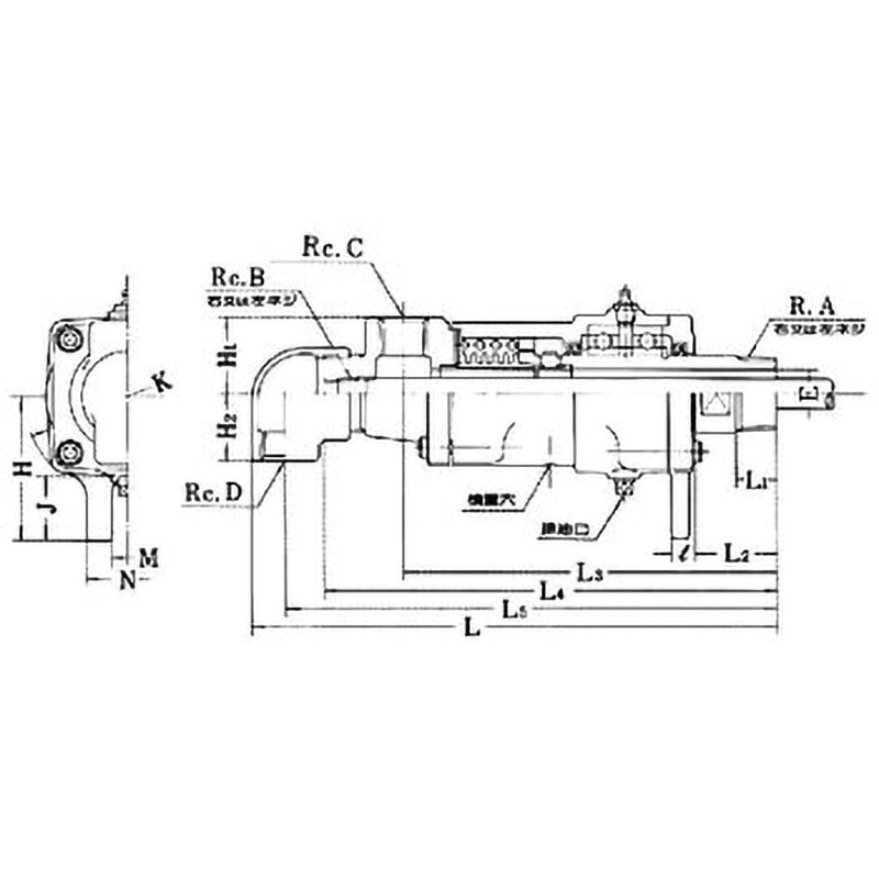 AC15A-6ALH AC (複式内管固定ネジ取付式) 昭和技研工業 左ネジ 呼び径15A 19,866円