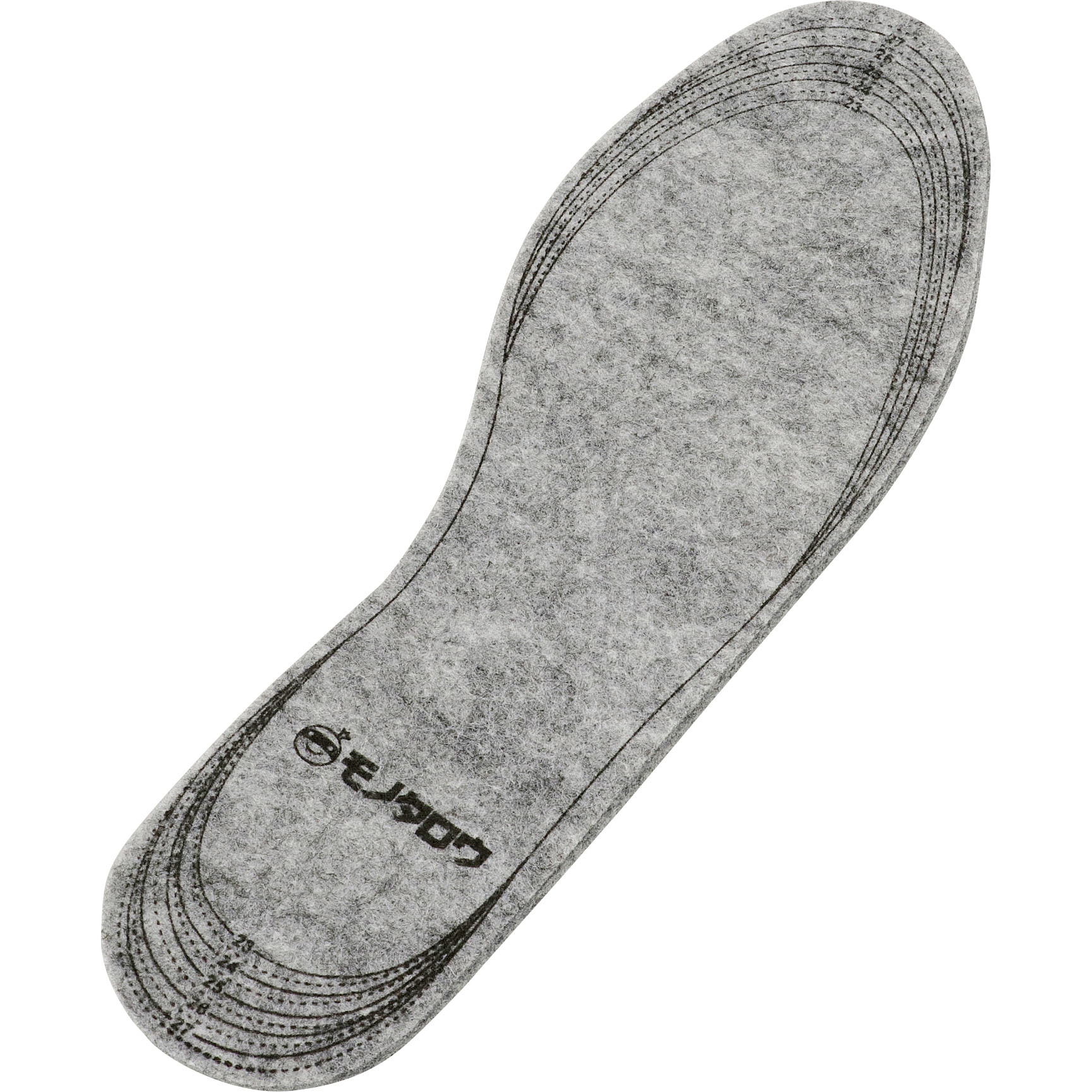 インソール フェルトタイプ モノタロウ グレー フリー 23 0 28 0cm 1袋 5足 通販モノタロウ