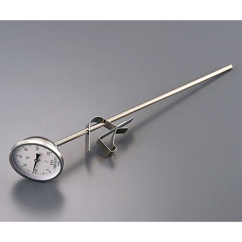 BOVP703 斜面式スライドホルダー付寸胴鍋用温度計 1個 アズワン 【通販モノタロウ】